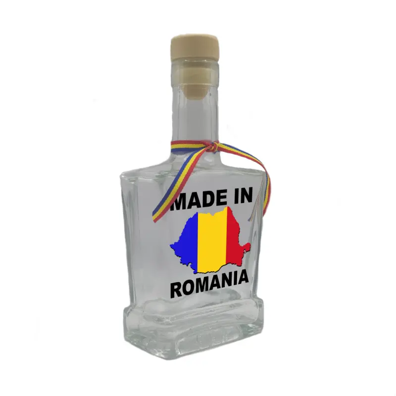 Made in romania, sticla cu mesaj plata, 250 ml, model divgs179 06 00